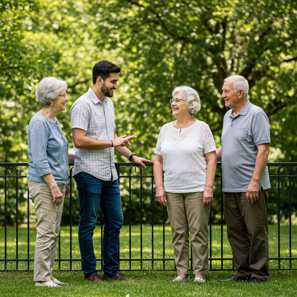 Voisins français s'entraidant dans leur quartier - Communauté Joobly